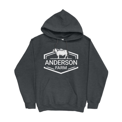 Personalized Farm Name Cattle Hoodie