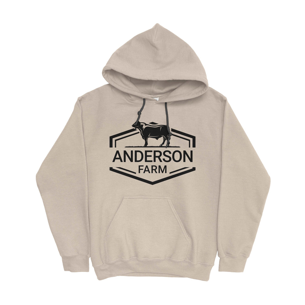 Personalized Farm Name Cattle Hoodie